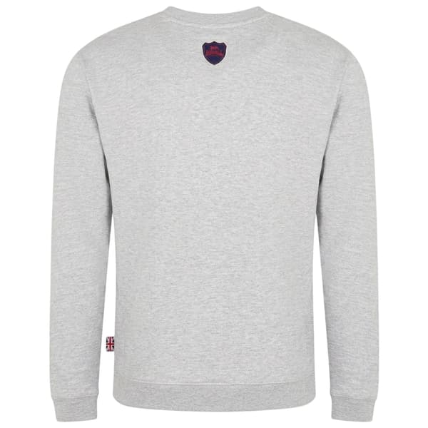 Lonsdale Herr Union Jack Logotyp Tröja S Grå Grey S
