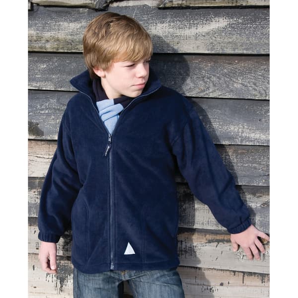 Result Core Barn/Barn Micron Fleece Jacka S Marinblå Navy Blue S