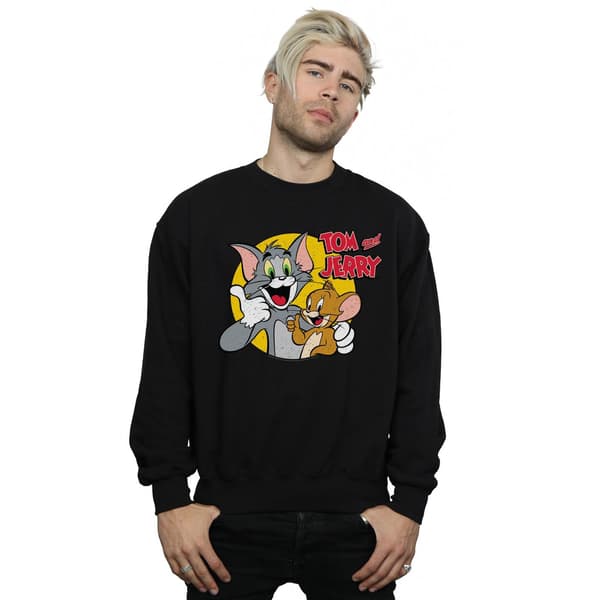 Tom And Jerry Herr Sweatshirt M Svart Black M