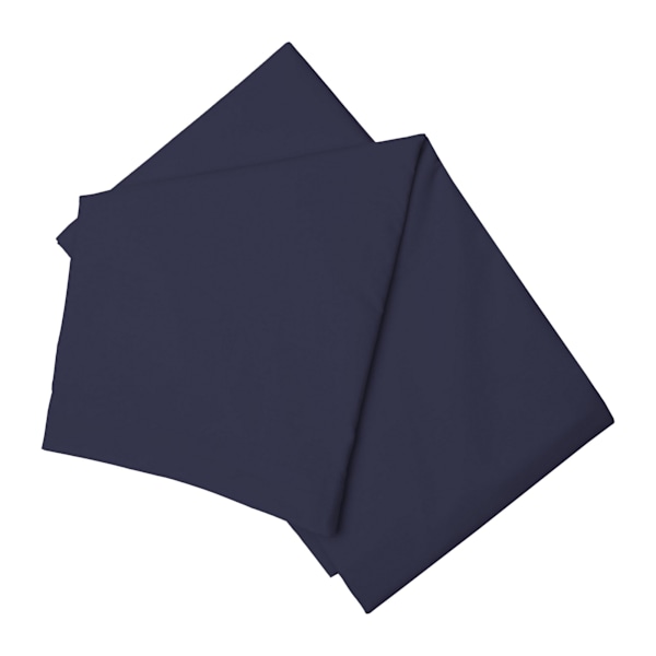 Belledorm Easycare Percale Underlakan Enkel Marinblå Navy Single