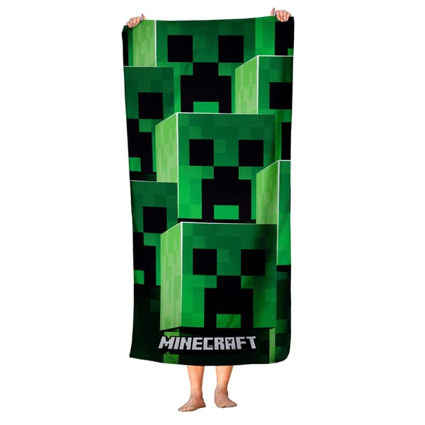 Minecraft Handduk Torn En Storlek Grön Green One Size