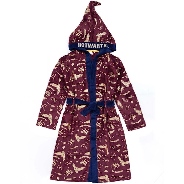 Harry Potter Barnrock/Barnklänning för barn 11-12 år Marinblå/Maroon Navy/Maroon/Gold 11-12 Years