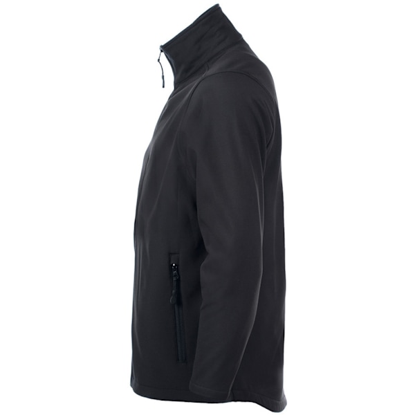 SOLS Herr Race Full Zip Vattenavvisande Softshell Jacka L Svart Black L