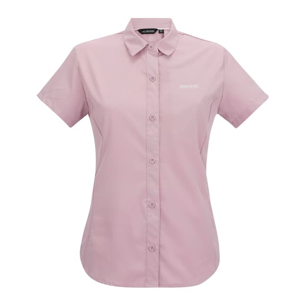 Regatta Dam Lättvikts Insektsavvisande Kortärmad Powder Lilac Solid 10 UK