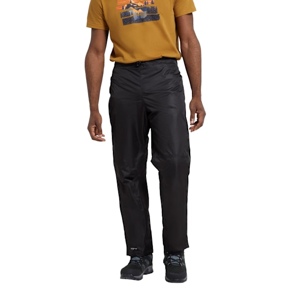 Mountain Warehouse herr Spray Waterproof Regular byxor L Bla Black L