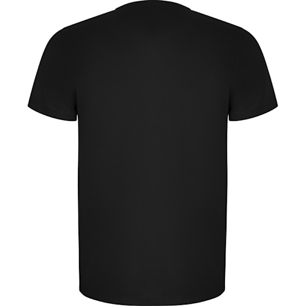 Roly herr Imola kortärmad sport T-shirt M enfärgad svart Solid Black M