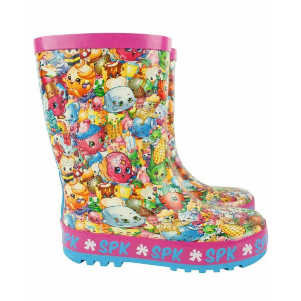 Shopkins Official Girls All Over Print Character Wellies 12 UK Multicoloured 12 UK Child