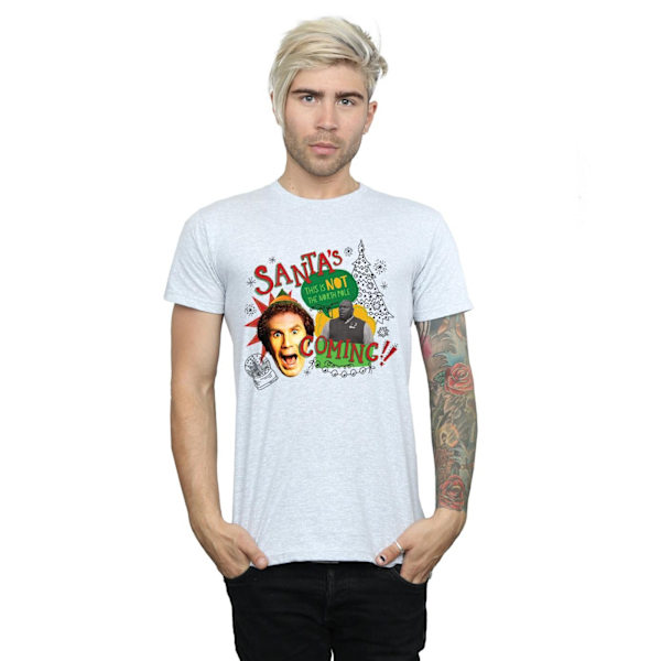 Elf herr North Pole T-shirt S Sports Grey Sports Grey S