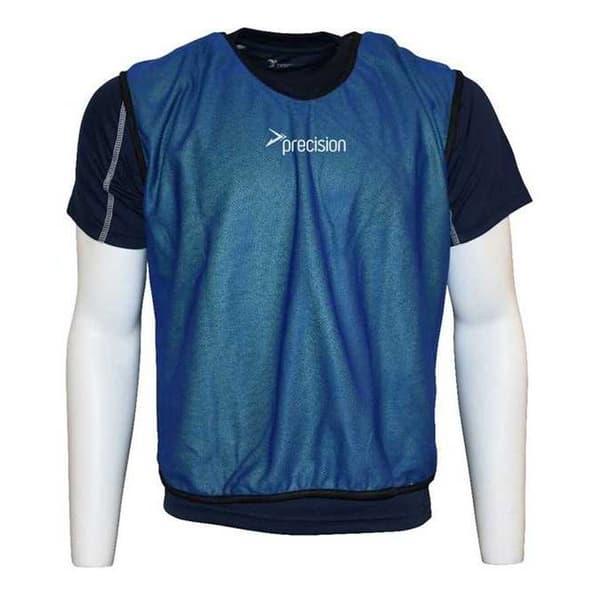 Precision vändbar träningsväst i polyester för barn (20-pack) Yellow/Royal Blue 10-14 Years