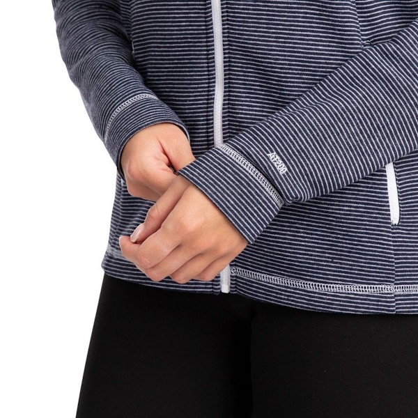 Trespass Dam/Kvinnor Rootless Stripe Marl AT200 Fleecejacka Navy S
