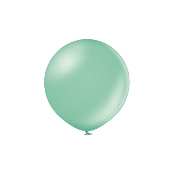Belbal latex metalliska ballonger (pack med 100) One Size Light Gre Light Green One Size