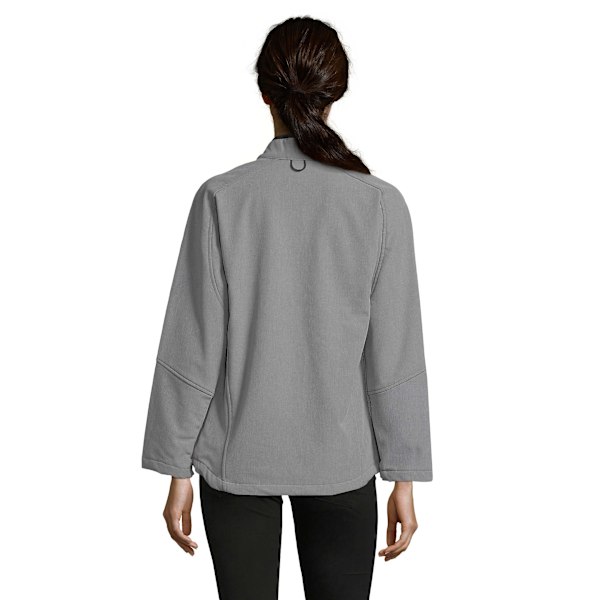 SOLS Dam/Dam Roxy Soft Shell Jacka (Andningsbar, Vindtät Och Vattenavvisande) Grey Marl M