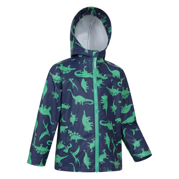 Mountain Warehouse Barn/Barn Regndroppe Dinosaurie Vattentät Blue 7-8 Years