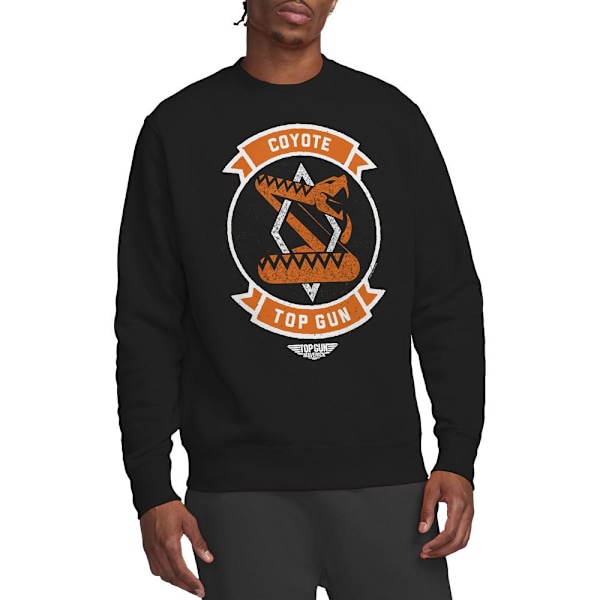 Top Gun Unisex Vuxen Coyote Logotyp Sweatshirt XL Svart Black XL