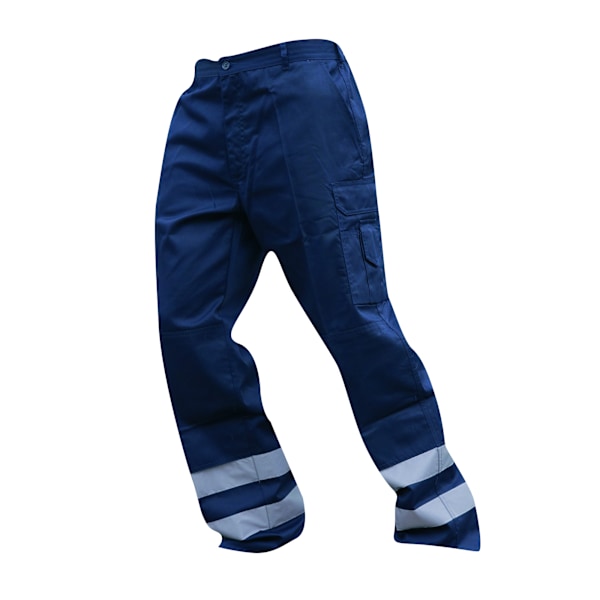 Portwest Herr Iona Säkerhetsarbetsbyxor L/R Mörk Marinblå Dark Navy L/R