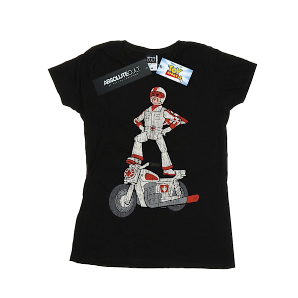 Disney Dam/Kvinnor Toy Story 4 Duke Caboom Pose Bomull T-Shir Black M