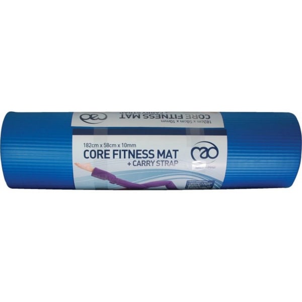 Fitness Mad Core Yogamatta One Size Blå Blue One Size