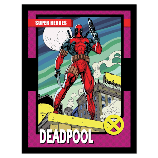 Deadpool Super Heroes Print 40cm x 30cm Multifärgad Multicoloured 40cm x 30cm