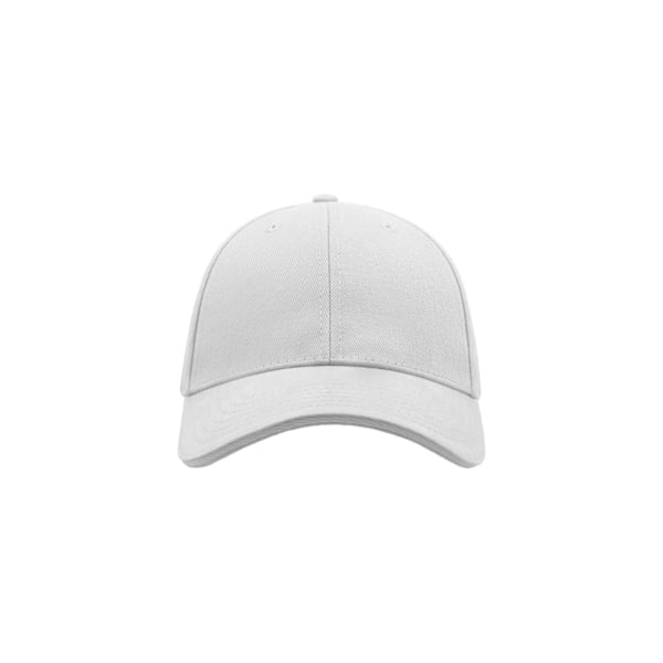 Atlantis Liberty Sandwich Heavy Brush Cotton 6 Panel Cap One Si White/White One Size