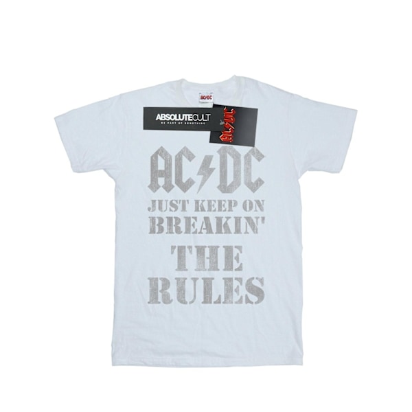 AC/DC Herr Just Keep On Breaking The Rules T-Shirt M Vit White M