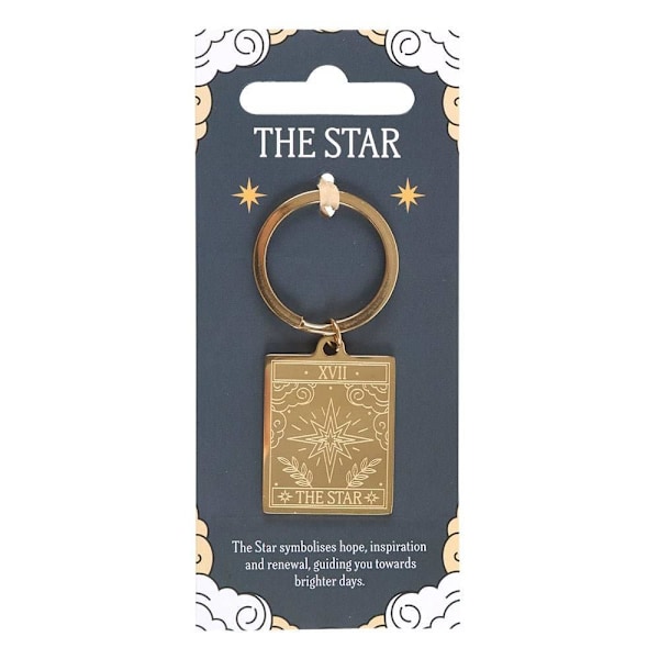 Something Different Stjärntarot Nyckelring One Size Guld Gold One Size