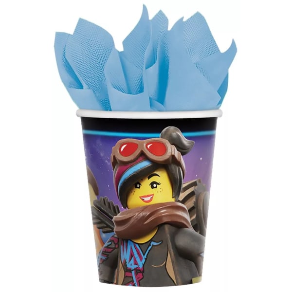 Lego Paper Party Cup (Pack om 8) One Size Flerfärgad Multicoloured One Size
