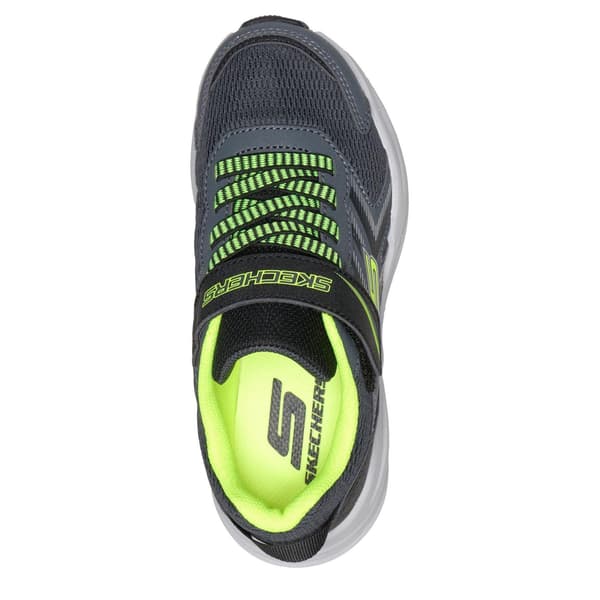 Skechers Pojkar Microspec Träningsskor 2 UK Kol/Lime Charcoal/Lime 2 UK