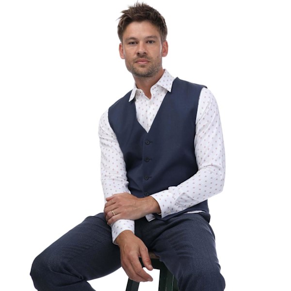 Ted Baker Formell Väst för Män 46 tum Blå Blue 46 in