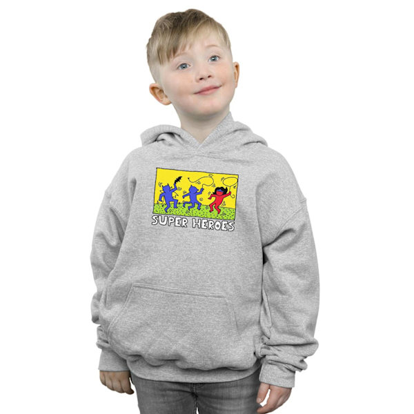 DC Comics Boys Batman Pop Art Hoodie 12-13 år Sports Grey Sports Grey 12-13 Years