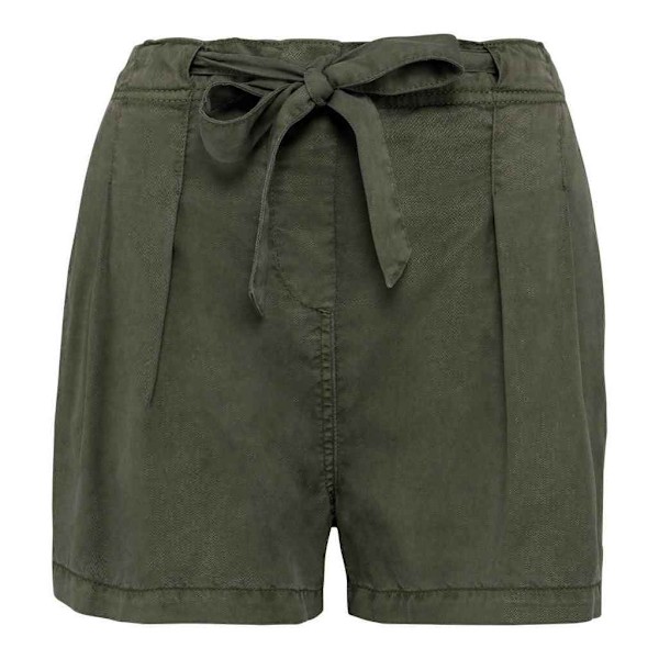 Native Spirit Dam/Damer Tencel Faded Washed Shorts S Organi Organic Khaki S