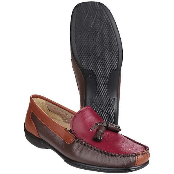 Cotswold Dam/Dam Biddlestone Tassle Detail Moccasin 6.5 U Chestnut/Tan/Wine 6.5 UK