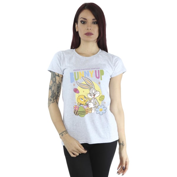 Looney Tunes Dam/Dam Bunny Up bomull T-shirt S Sports Gre Sports Grey S