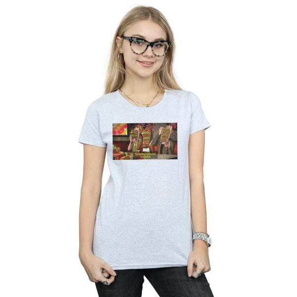 Scoobynatural Dam/Kvinnor Övernaturliga Snacks Bomull T-shirt Sports Grey XL