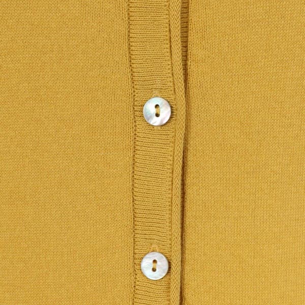 Lazy Jacks Dam/Dam Stickad Kofta L Gul Yellow L