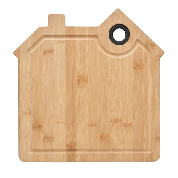 MidOcean Rumat Bambu Skärbräda Hus En Storlek Trä Wood One Size