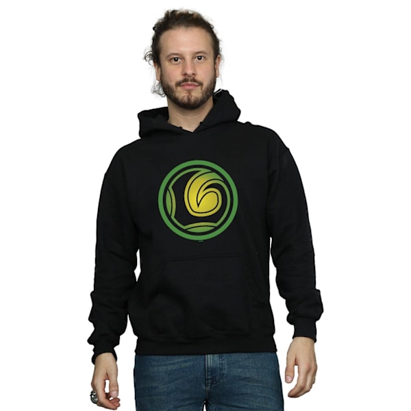 Marvel Herr Loki Symbol Hoodie XL Svart Black XL