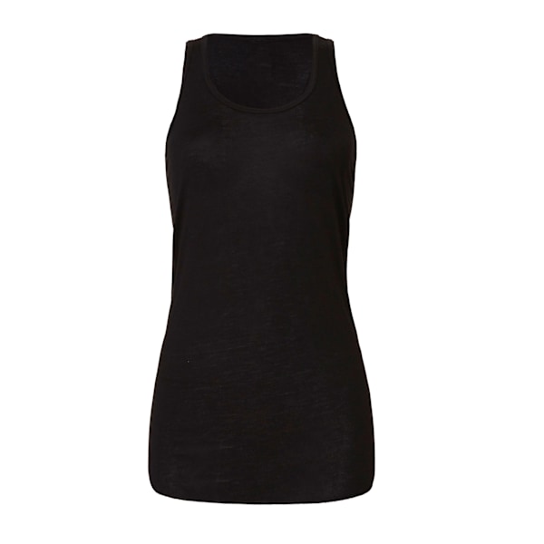Bella + Canvas Dam/Kvinnor Racerback Flowy Tank Top M Svart Black M