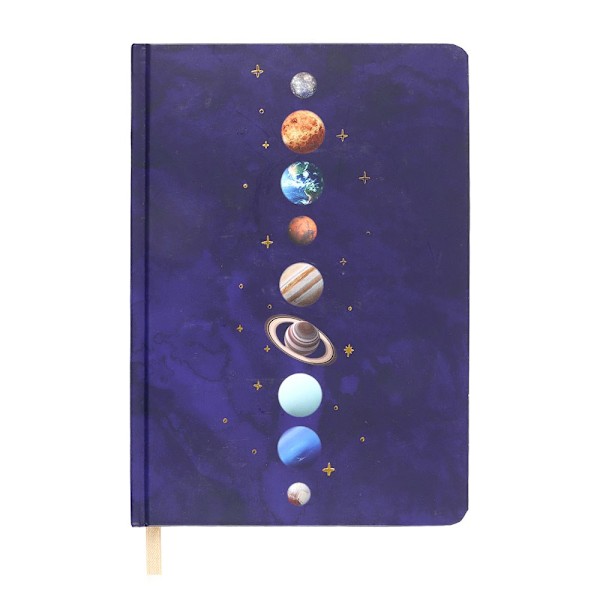 Something Different Solsystemet A5 Anteckningsbok Storlek Navy Blå Navy Blue One Size