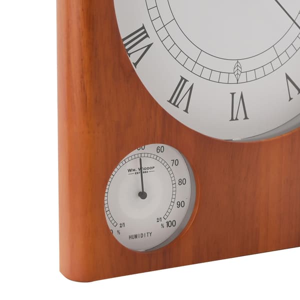 Wm.Widdop Träklocka, Termometer & Hygrometer One Size Brun Brown One Size