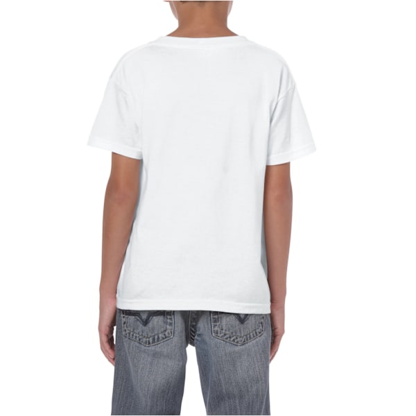 Gildan Barn/Barn Bomull T-shirt 3-4 År Vit White 3-4 Years