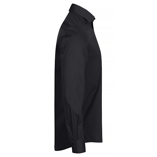 Clique Herr Stretch Formell Skjorta L Svart Black L