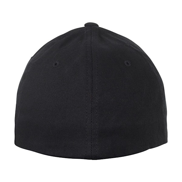 Flexfit Borstad Twill Cap S-M Svart Black S-M
