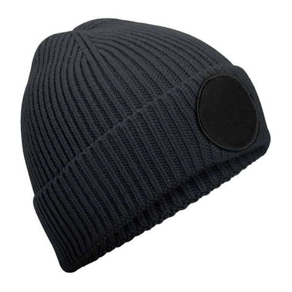Beechfield Patch Rund Patch Mössa One Size Grafitgrå/B Graphite Grey/Black One Size