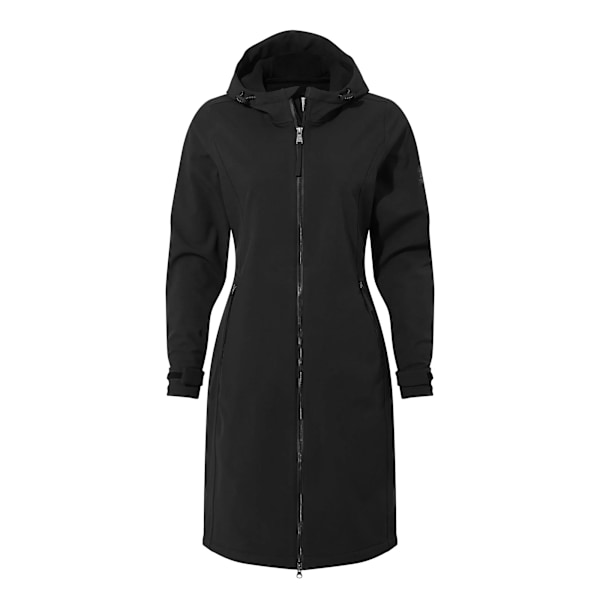 TOG24 Dam/Kvinna Enya Lång Softshelljacka 16 UK Svart Black 16 UK
