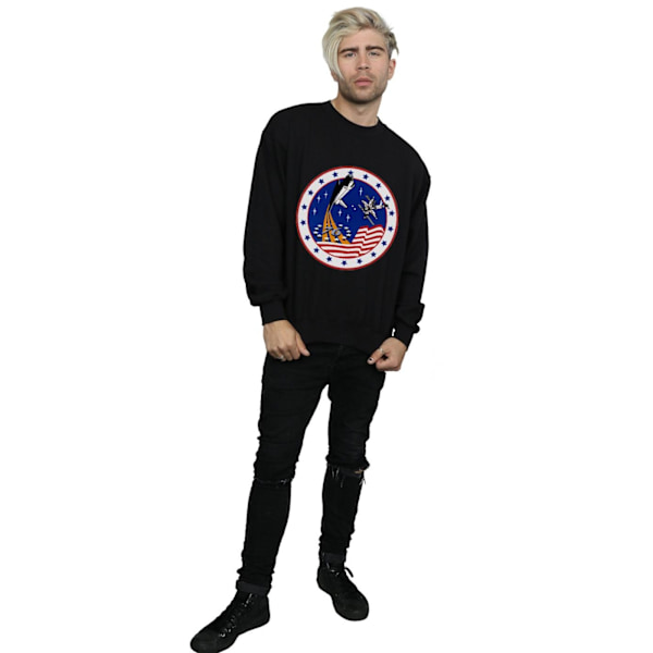 NASA Classic Rocket 76 Sweatshirt L Svart Black L