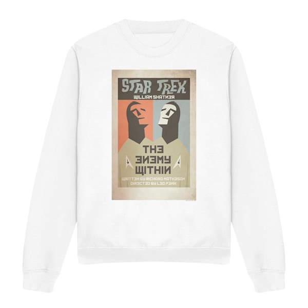 Star Trek Unisex Vuxen The Original Series Avsnitt 5 Sweatshirt White XXL