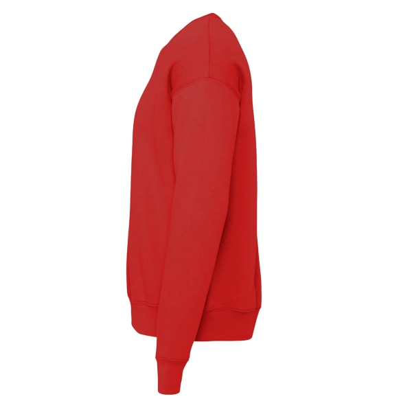 Bella + Canvas Vuxna Unisex Drop Shoulder Sweatshirt XS Röd Red XS