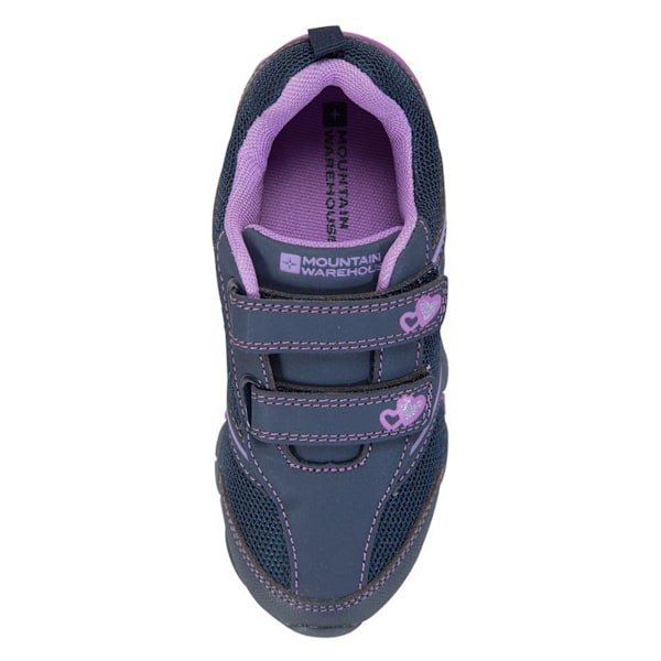 Mountain Warehouse Barnens/Barnens Ljusa Tränare 6 UK Barn Purple/Navy 6 UK Child