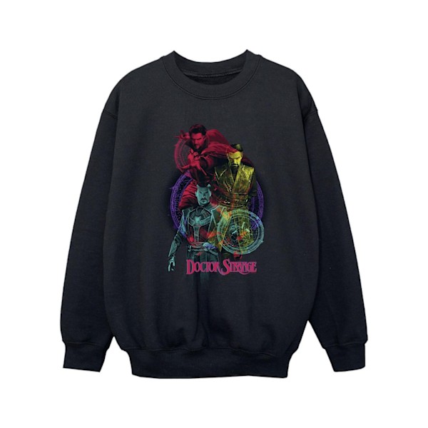 Marvel Girls Doctor Strange Rainbow Sweatshirt 9-11 år Svart Black 9-11 Years