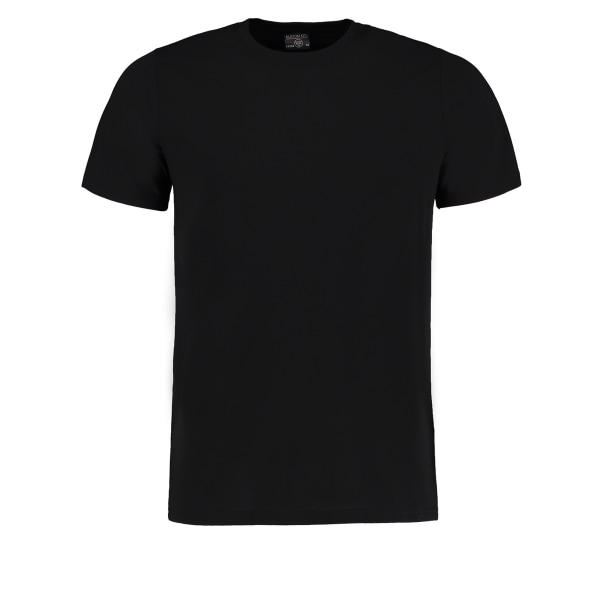 Kustom Kit Mens Superwash 60 Fashion Fit T-Shirt XL Svart Melan Black Melange XL